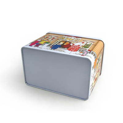 Christmas tin box