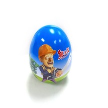 Standing Egg Shaped Candy Tin Box