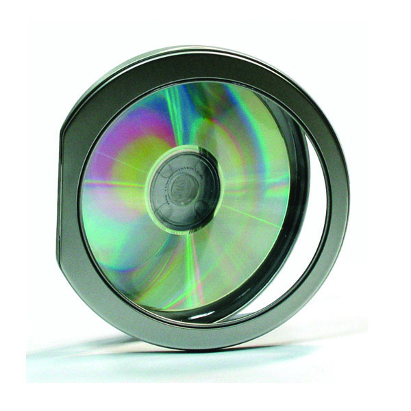 Window top lid CD tin case