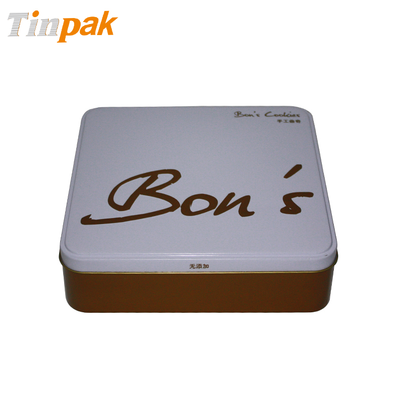 High Quality Square Chocolate Tin Box for Christmas