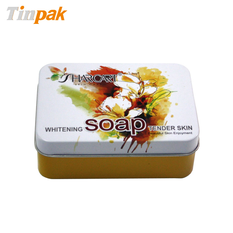 Rectangle Soap Tin Container with EVA Insert