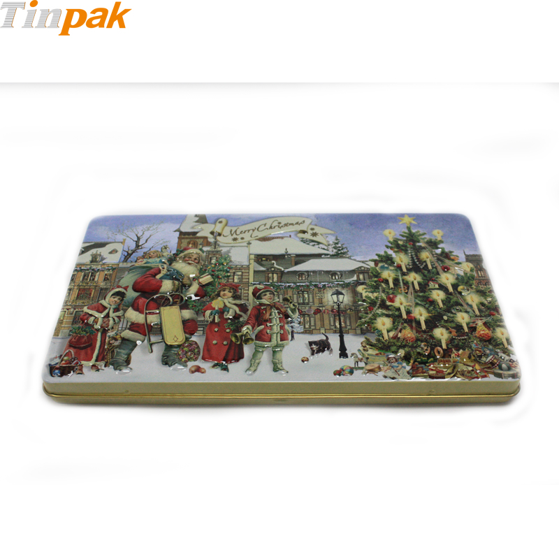 Decorative Christmas Chocolate Tin wholesaler