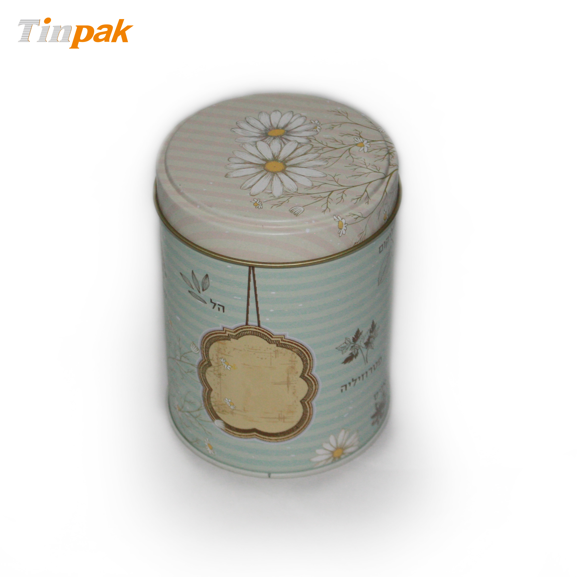 superior round cookie tin