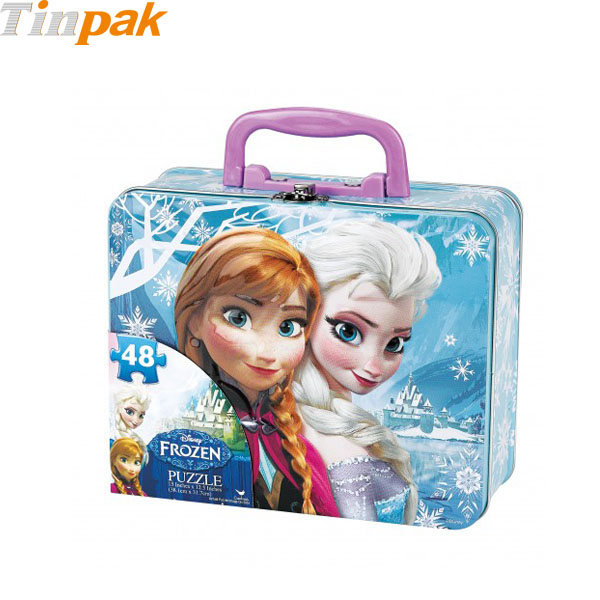 Disney Frozen Puzzle Tin with Handle