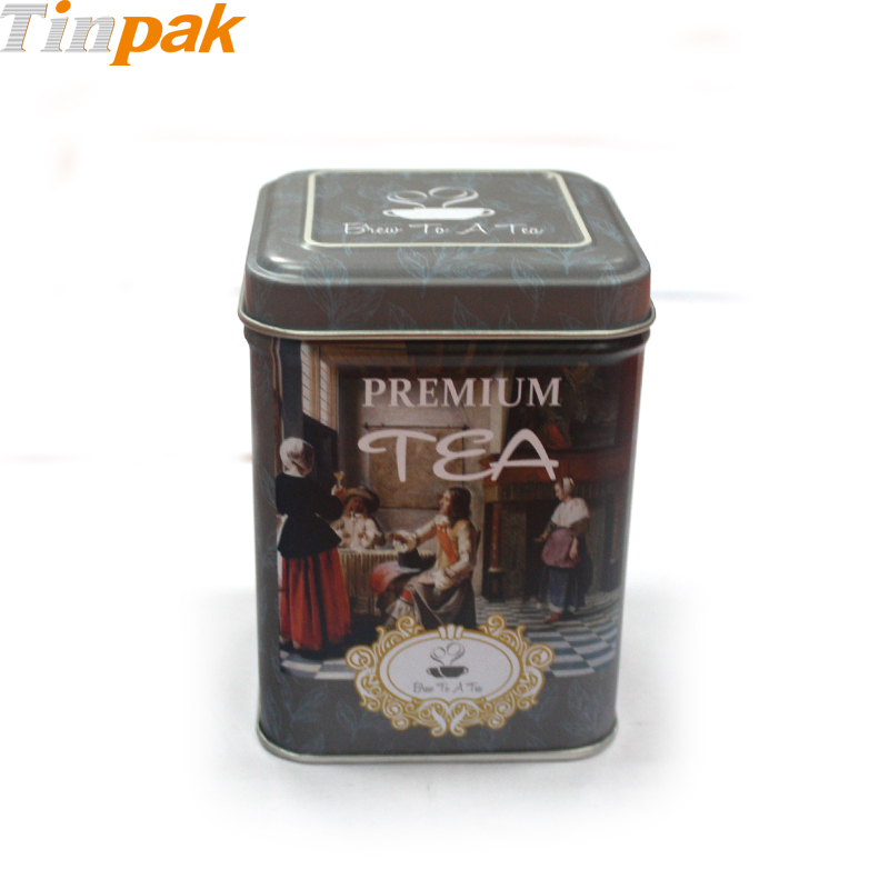 Small Square Tea Tin Company