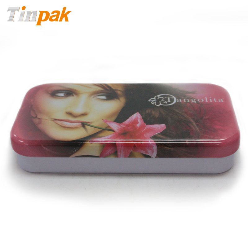 Empty Rectangle Lip Gloss Tin Box