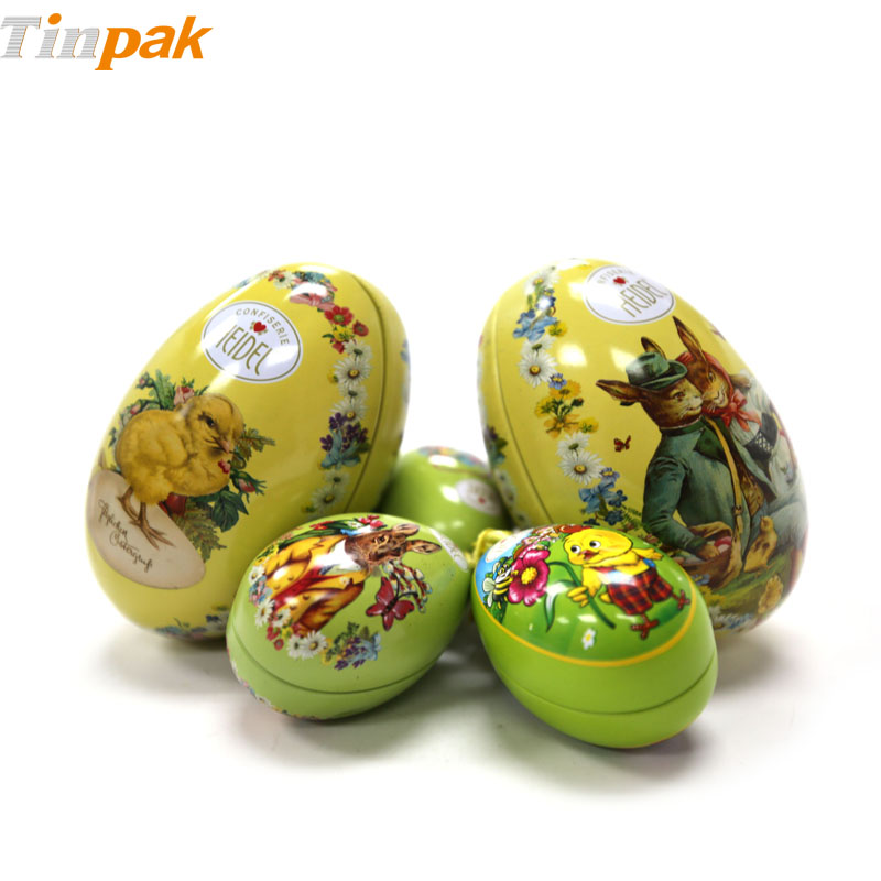 Bulk Antique Easter Egg Gift Tins for Candies