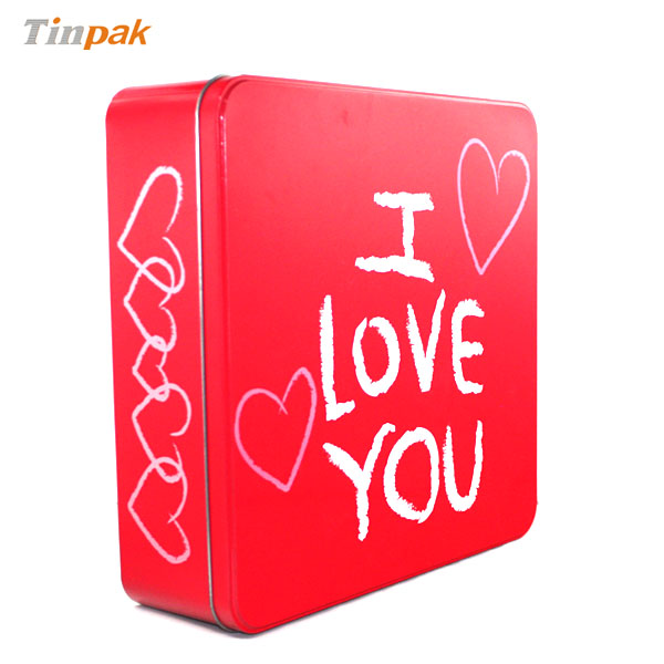 Lovely Printed Valentine Gift Tin Factory