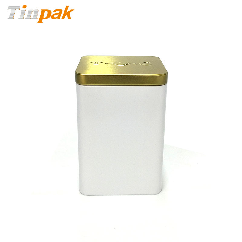 Food grade square bulk tea tins wholesale